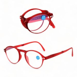 Anteojos Lectura 1.0  presbicia bloq luz Azul Plegable